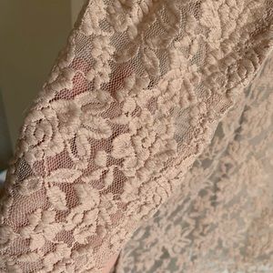 Blush/pink lace cardigan